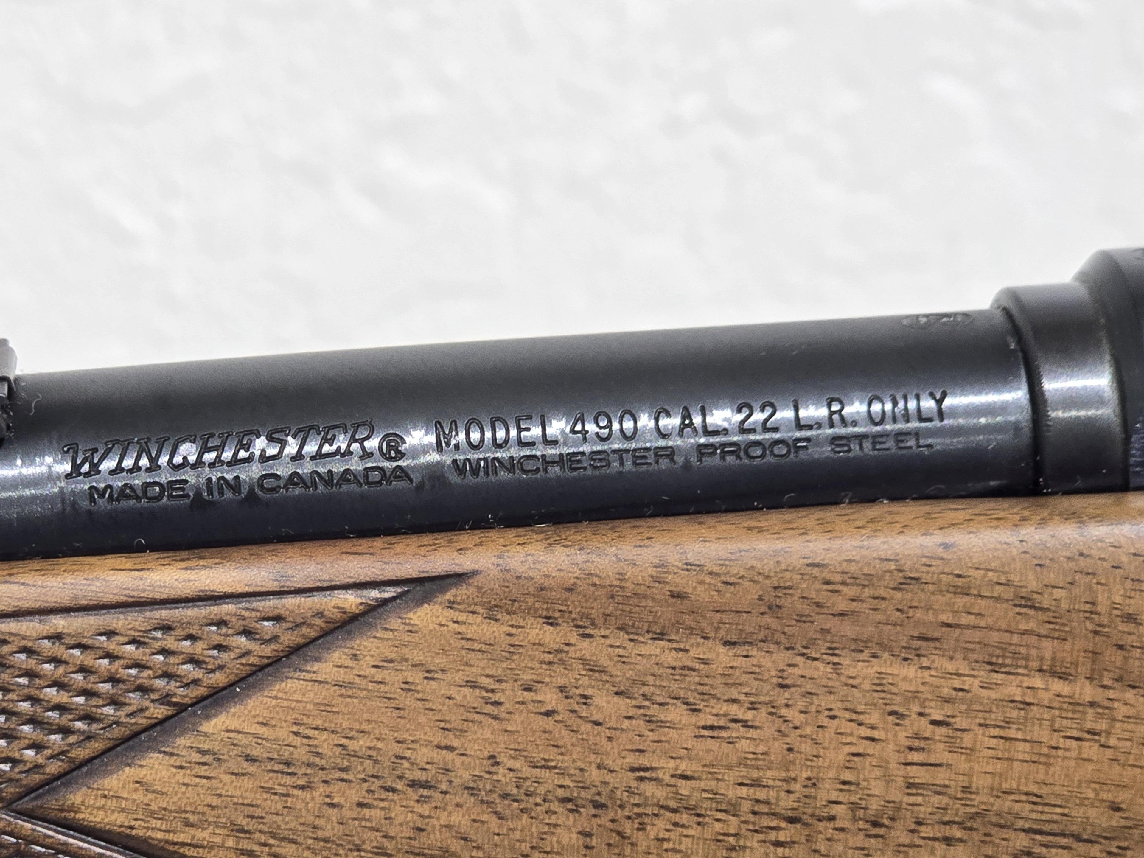 Winchester Model 490 22LR 22" Blued Winchester 490 1975-1980