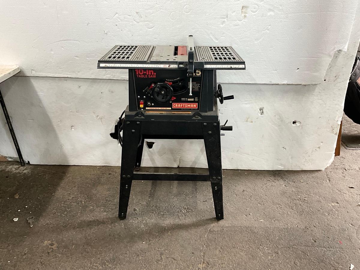 Craftsman 10in Table Saw