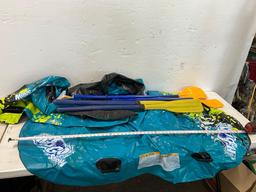 Inflatable Rafts with Oars