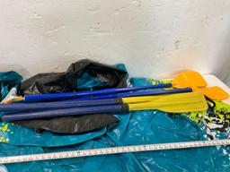Inflatable Rafts with Oars