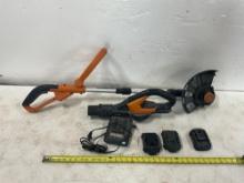 WORX Weed Whipper, Blower, Batteries, Charger