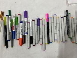 Sharpies, Markers, Brushes