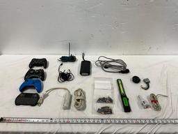 Xbox 360 Controllers, Solar Charger, Cords