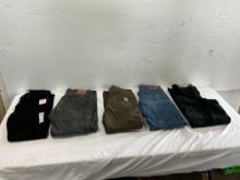 Levi, Wrangler, Carhartt Pants