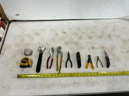 Tape Measure, Pliers, Hand Tools