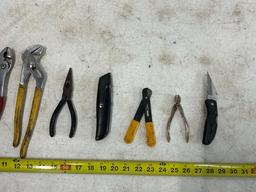 Tape Measure, Pliers, Hand Tools