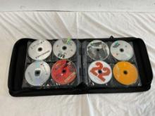 Disc Binder Full of DVDs and Games