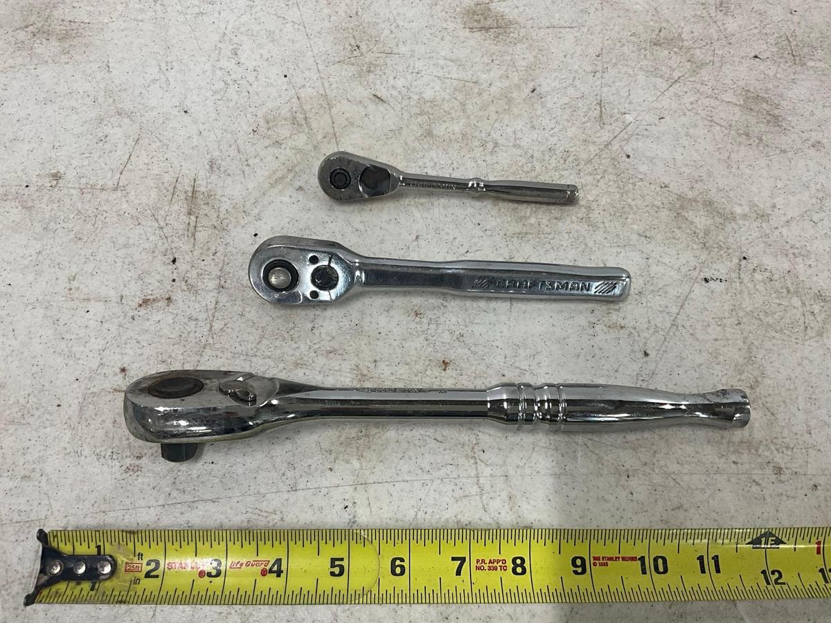 1/2in 3/8in 1/4in Ratchets