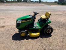 2019 John Deere 100 Series 17.5 hp Engine Riding Mower