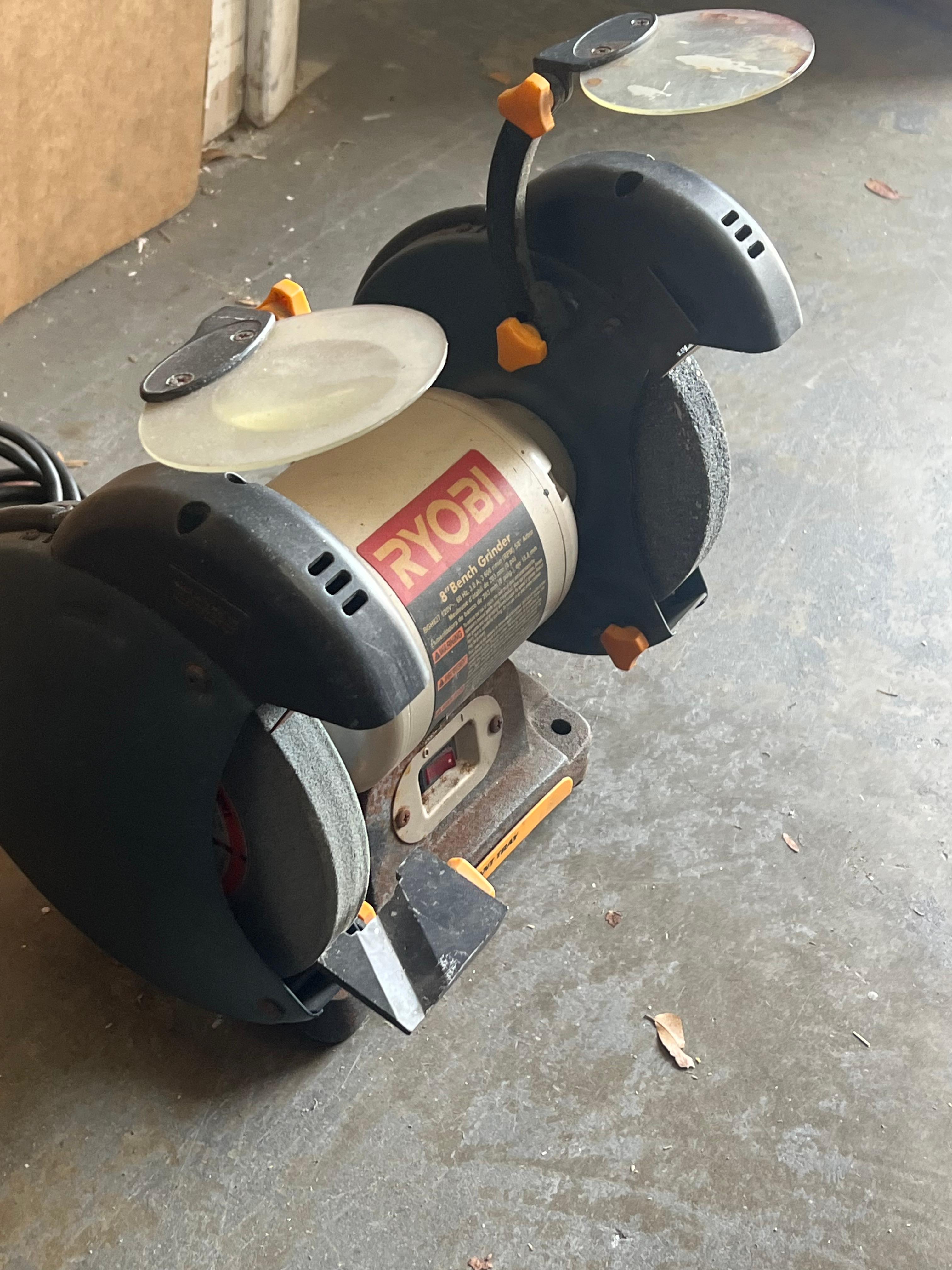 8" Ryobi Bench Grinder