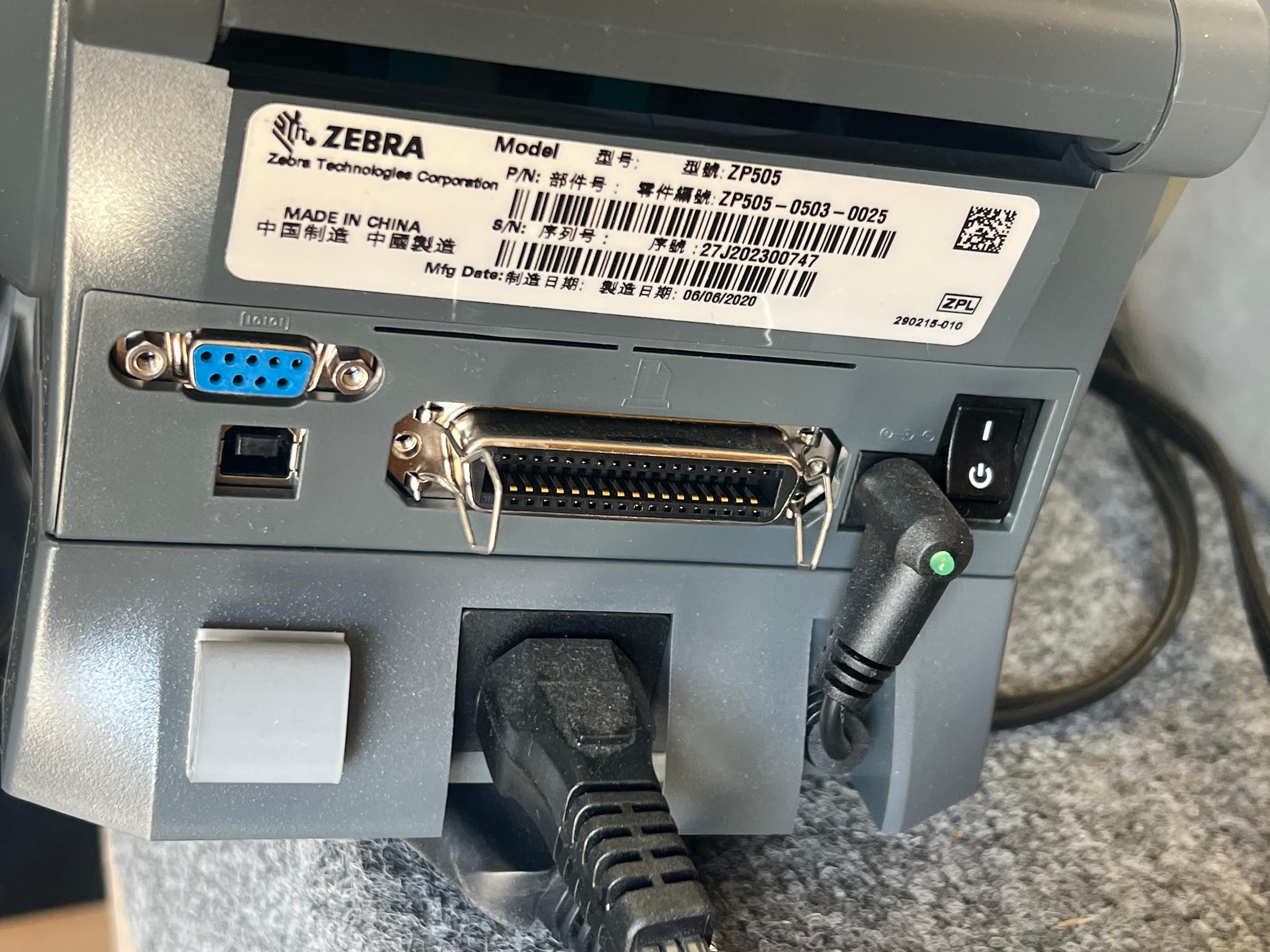 Zebra ZP 505 Label printer