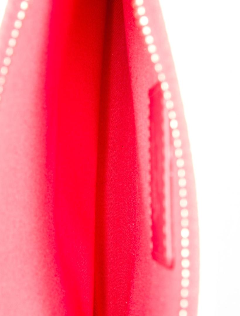 Christian Louboutin Pink Lthr Gold-tone Hdw Clutch