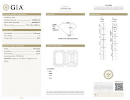 Gia Certified Emerald Cut 1.50ct Vs2 Diamond