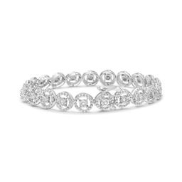 Elegant .55ct Diamond Open Wheel Link Bracelet