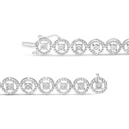 Elegant .55ct Diamond Open Wheel Link Bracelet