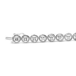 Elegant .55ct Diamond Open Wheel Link Bracelet