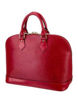 Louis Vuitton Epi Alma Pm Vtg Red Top Hdl Bag