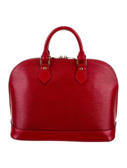 Louis Vuitton Epi Alma Pm Vtg Red Top Hdl Bag