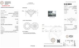 Igi Certified Round Cut 1.96ct Vvs2 Lab Diamond