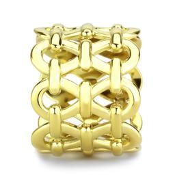 Glamorous Gold-plated Open-work Ring