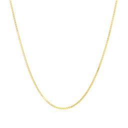 10k Gold Classic Box Chain 0.8mm