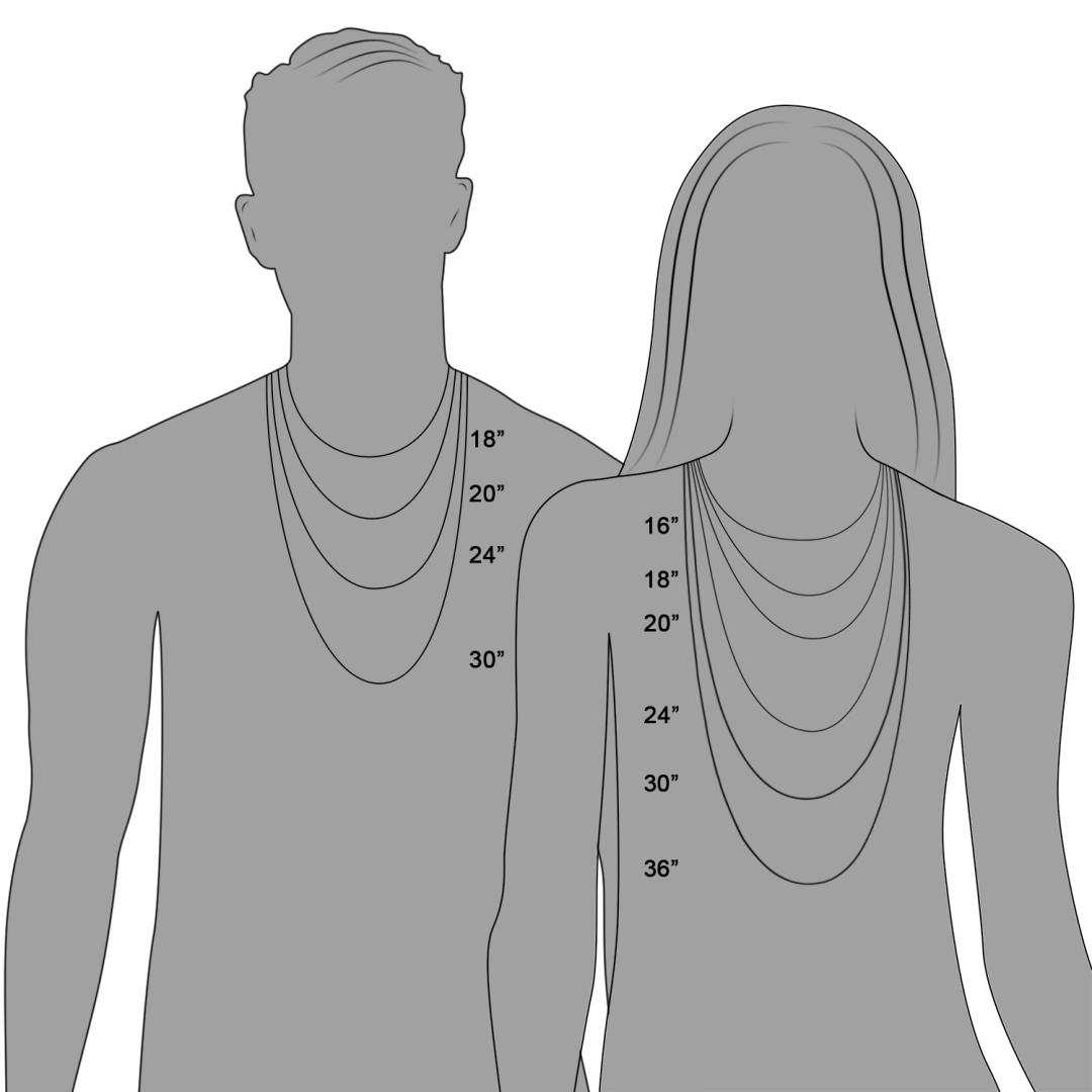 10k Gold Classic Box Chain 0.8mm