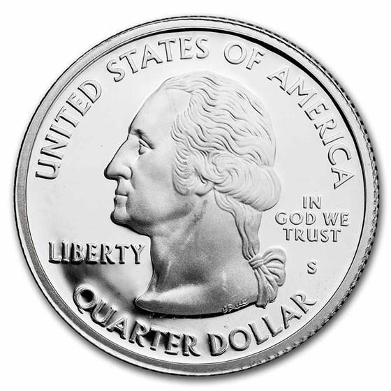 2004-s Iowa State Quarter Silver Gem Proof