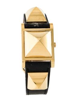Hermes Medor White Dial Qtz Women's 23mm