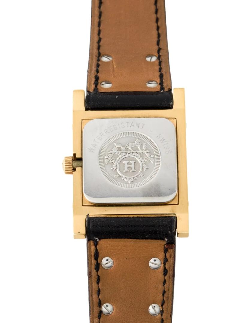 Hermes Medor White Dial Qtz Women's 23mm