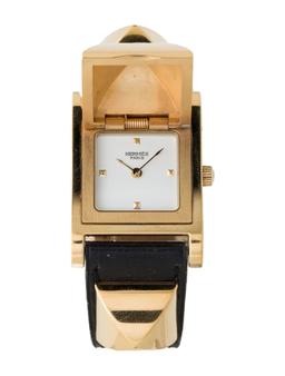 Hermes Medor White Dial Qtz Women's 23mm