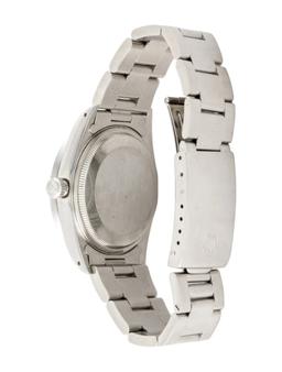 Rolex Date Silver Dial Auto Unisex Watch 34mm