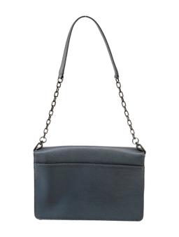 Tory Burch Grey Gunmetal Hdw Chain-link Shldr Bag