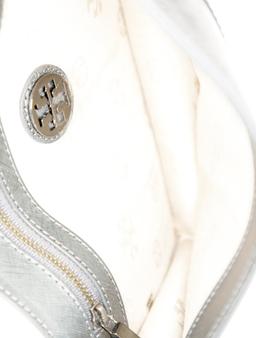 Tory Burch Grey Gunmetal Hdw Chain-link Shldr Bag
