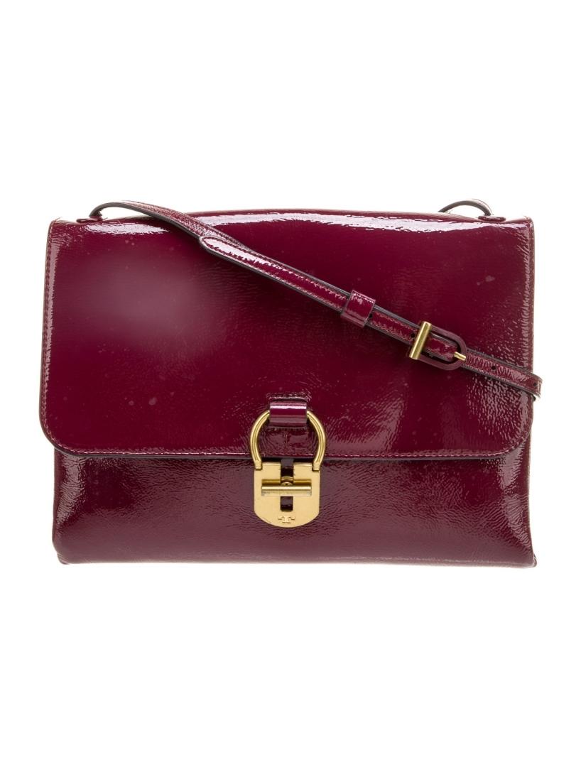 Tory Burch Patent Leather Turn-lock Shoulder Bag