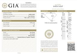 Gia Certified Pear Cut .70ct Vs1 Diamond