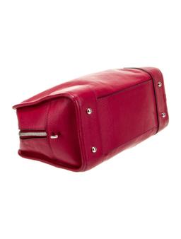 Loewe Amazona 28 Burgundy Leather Top Hdl Bag