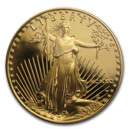 1990-w 1oz Proof American Gold Eagle Pr69 Dcam
