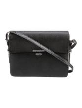 Burberry House Check Grace Black Leather Shldr Bag