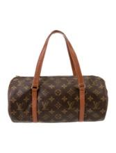 Louis Vuitton Papillon 30 Canvas Zip Top Hdl Bag