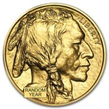 1 Oz Gold Buffalo Bu (random Year)