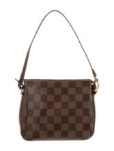 Louis Vuitton Trousse Brown Canvastop Handle Bag