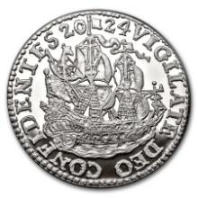 2024 Netherlands 1 Oz Silver Proof Ship Shilling