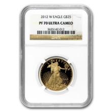 2012-w 1/2 Oz Proof American Gold Eagle Pf-70 Ngc