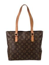 Louis Vuitton Cabas Piano Vtg Ctd Canvas Zip Tote