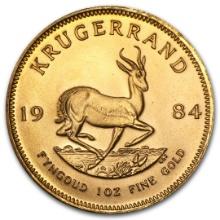1984 South Africa 1 Oz Gold Krugerrand Bu