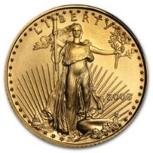 2006 1/10 Oz American Gold Eagle Bu