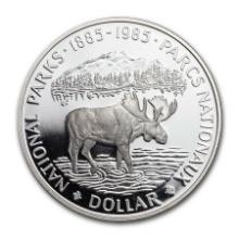 1985 Canada Silver Dollar Moose Proof