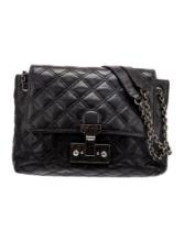 Marc Jacobs Black Leather Single-pocket Shldr Bag