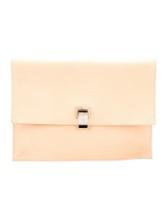Proenza Schouler Metallic & Orange Leather Clutch