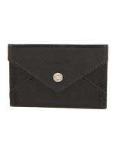 Tiffany & Co. Black Leather Snap Cls Wallet